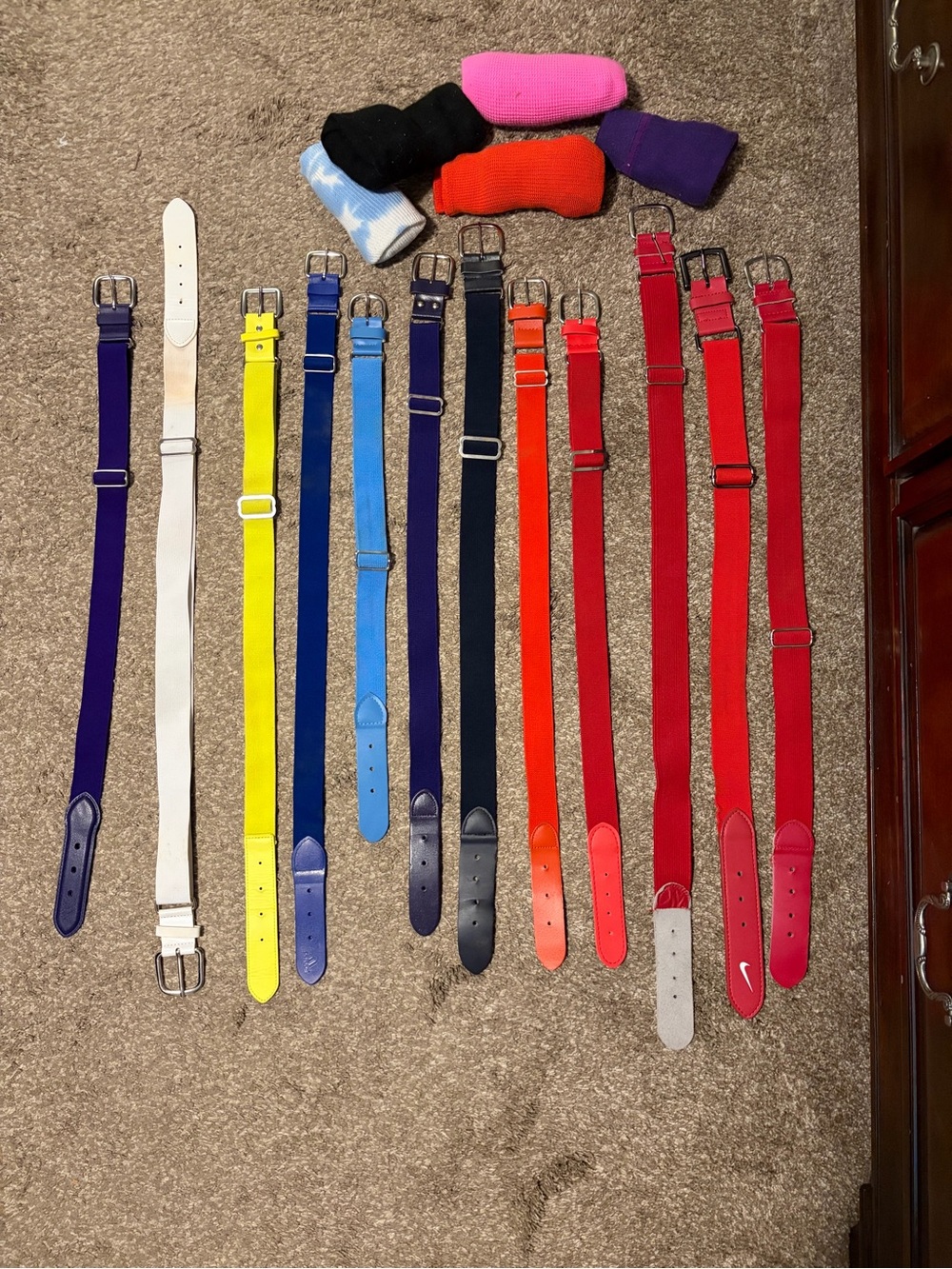 Kids & youth woman softball belts and few socks